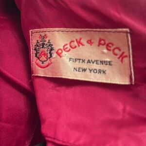 Vintage Peck & Peck Fifth Avenue magenta boucle top S 60’s designer